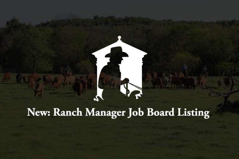 Ranch Manager Uu Ranch King Ranch Institute For Ranch Management 