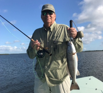 DeLaney pictured with a redfish caught out of Port O’Connor in 2019.